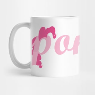 Ponies Typography - Pinkie Pie Mug